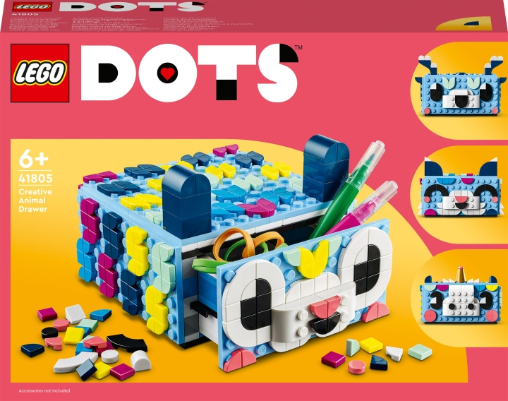 LEGO DOTS 41805 - Kreativ djurlåda i gruppen LEKSAKER, BARN- & BABYPRODUKTER / Leksaker / Byggleksaker / Lego hos TP E-commerce Nordic AB (C33363)