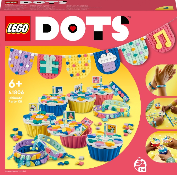 LEGO DOTS 41806 - Ultimate Party Kit i gruppen LEKSAKER, BARN- & BABYPRODUKTER / Leksaker / Byggleksaker / Lego hos TP E-commerce Nordic AB (C33364)