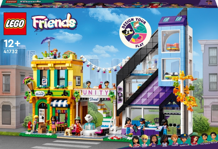LEGO Friends 41732 - Blomsteraffär och designbutik i stan i gruppen LEKSAKER, BARN- & BABYPRODUKTER / Leksaker / Byggleksaker / Lego hos TP E-commerce Nordic AB (C33366)