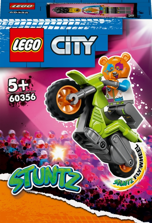LEGO City Stuntz 60356 - Stuntcykel med björn i gruppen LEKSAKER, BARN- & BABYPRODUKTER / Leksaker / Byggleksaker / Lego hos TP E-commerce Nordic AB (C33369)