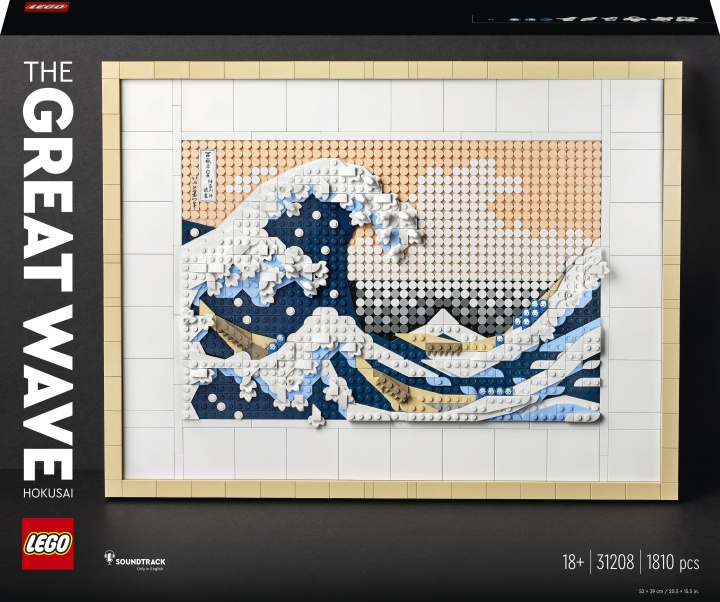 LEGO ART 31208 - Hokusai – Under vågen utanför Kanagawa i gruppen LEKSAKER, BARN- & BABYPRODUKTER / Leksaker / Byggleksaker / Lego hos TP E-commerce Nordic AB (C33373)