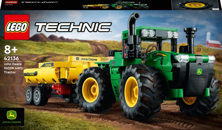 LEGO Technic 42136 - John Deere 9620R terrängtraktor i gruppen LEKSAKER, BARN- & BABYPRODUKTER / Leksaker / Byggleksaker / Lego hos TP E-commerce Nordic AB (C33403)