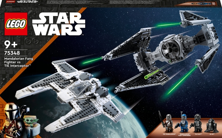 LEGO Star Wars 75348 - Mandalorian Fang Fighter vs TIE Interceptor™ i gruppen LEKSAKER, BARN- & BABYPRODUKTER / Leksaker / Byggleksaker / Lego hos TP E-commerce Nordic AB (C33413)