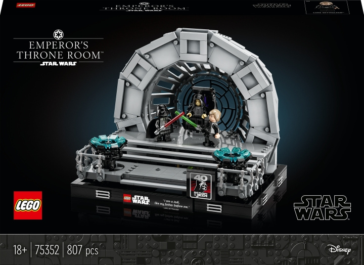 LEGO Star Wars 75352 - Emperor\'s Throne Room™ Diorama i gruppen LEKSAKER, BARN- & BABYPRODUKTER / Leksaker / Byggleksaker / Lego hos TP E-commerce Nordic AB (C33414)