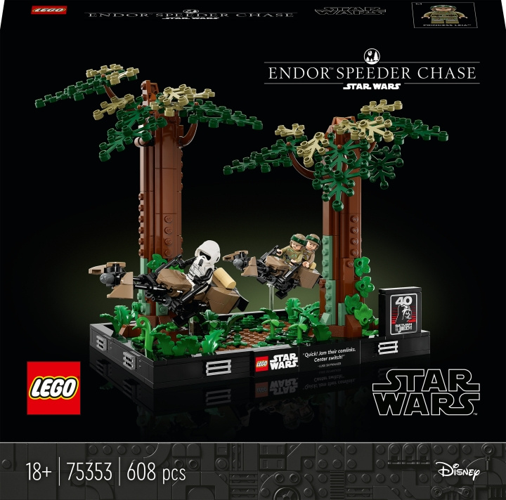 LEGO Star Wars 75353 - Endor™ Speeder Chase Diorama i gruppen LEKSAKER, BARN- & BABYPRODUKTER / Leksaker / Byggleksaker / Lego hos TP E-commerce Nordic AB (C33415)