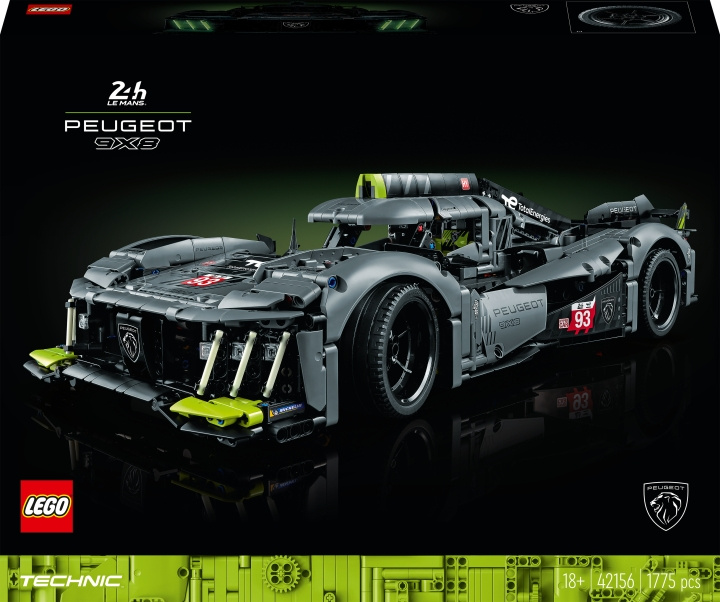 LEGO Technic 42156 - PEUGEOT 9X8 24H Le Mans Hybrid Hypercar i gruppen LEKSAKER, BARN- & BABYPRODUKTER / Leksaker / Byggleksaker / Lego hos TP E-commerce Nordic AB (C33416)