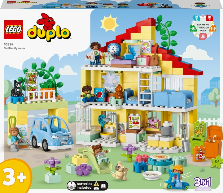 LEGO DUPLO Town 10994 - 3in1 Familjehus i gruppen LEKSAKER, BARN- & BABYPRODUKTER / Leksaker / Byggleksaker / Lego hos TP E-commerce Nordic AB (C33419)