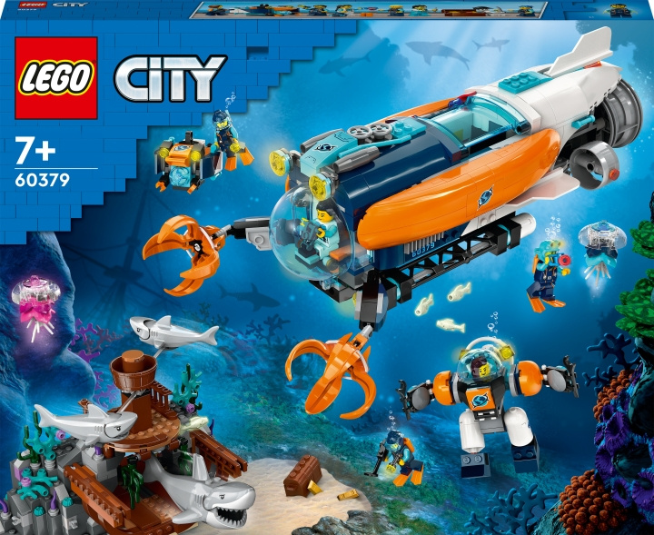 LEGO City Exploration 60379 - Havsutforskare och ubåt i gruppen LEKSAKER, BARN- & BABYPRODUKTER / Leksaker / Byggleksaker / Lego hos TP E-commerce Nordic AB (C33427)