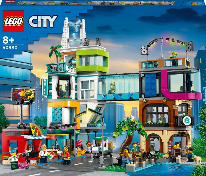 LEGO City My City 60380 - Stadskärna i gruppen LEKSAKER, BARN- & BABYPRODUKTER / Leksaker / Byggleksaker / Lego hos TP E-commerce Nordic AB (C33428)