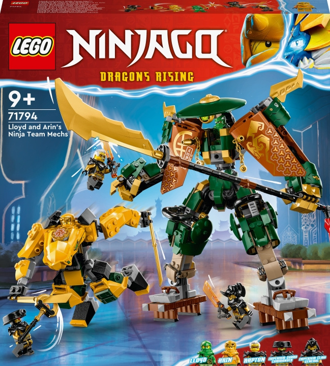 LEGO Ninjago 71794 - Lloyds och Arins ninjarobotar i gruppen LEKSAKER, BARN- & BABYPRODUKTER / Leksaker / Byggleksaker / Lego hos TP E-commerce Nordic AB (C33438)