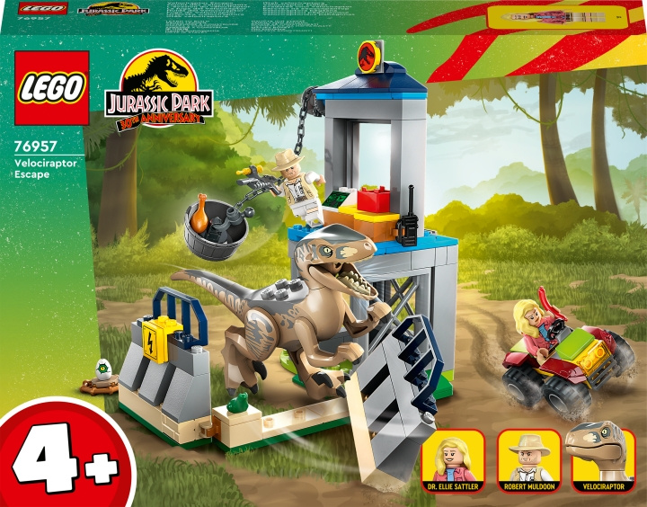 LEGO Jurassic World 76957 - Velociraptorflykt i gruppen LEKSAKER, BARN- & BABYPRODUKTER / Leksaker / Byggleksaker / Lego hos TP E-commerce Nordic AB (C33447)