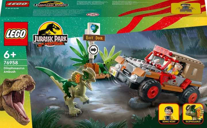 LEGO Jurassic World 76958 - Dilophosaurusbakhåll i gruppen LEKSAKER, BARN- & BABYPRODUKTER / Leksaker / Byggleksaker / Lego hos TP E-commerce Nordic AB (C33448)
