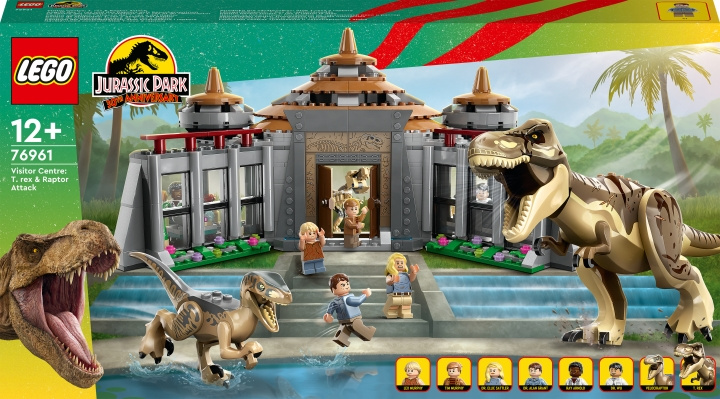 LEGO Jurassic World 76961 - Besökscenter: T. rex & raptorattack i gruppen LEKSAKER, BARN- & BABYPRODUKTER / Leksaker / Byggleksaker / Lego hos TP E-commerce Nordic AB (C33451)