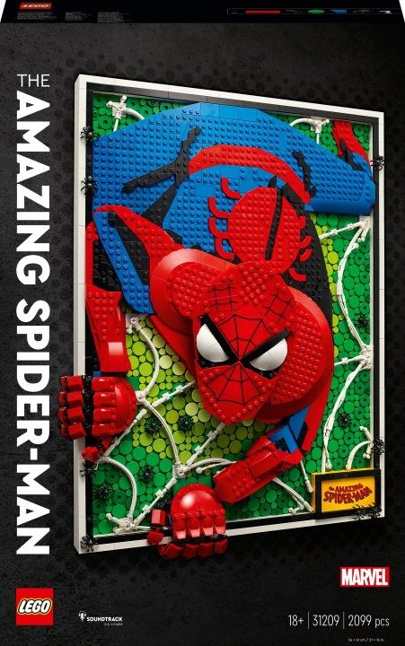 LEGO ART 31209 - Den fantastiske Spider-Man i gruppen LEKSAKER, BARN- & BABYPRODUKTER / Leksaker / Byggleksaker / Lego hos TP E-commerce Nordic AB (C33472)