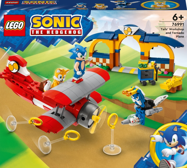 LEGO Sonic the Hedgehog 76991 - Tails verkstad och tornadoplan i gruppen LEKSAKER, BARN- & BABYPRODUKTER / Leksaker / Byggleksaker / Lego hos TP E-commerce Nordic AB (C33475)