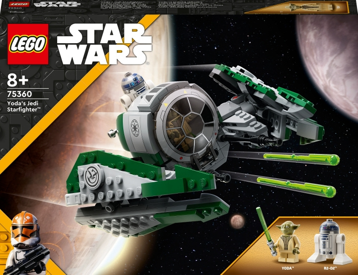 LEGO Star Wars 75360 - Yodan Jedi Starfighter™ i gruppen LEKSAKER, BARN- & BABYPRODUKTER / Leksaker / Byggleksaker / Lego hos TP E-commerce Nordic AB (C33480)