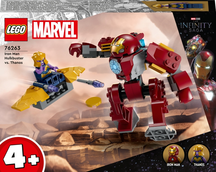 LEGO Super Heroes Marvel 76263 - Iron Man Hulkbuster mot Thanos i gruppen LEKSAKER, BARN- & BABYPRODUKTER / Leksaker / Byggleksaker / Lego hos TP E-commerce Nordic AB (C33491)