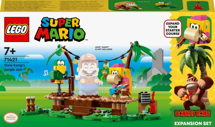 LEGO Super Mario 71421 - Dixie Kongs djungeljam – Expansionsset i gruppen LEKSAKER, BARN- & BABYPRODUKTER / Leksaker / Byggleksaker / Lego hos TP E-commerce Nordic AB (C33493)