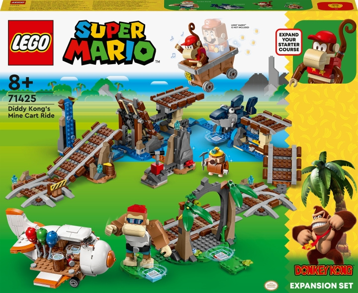 LEGO Super Mario 71425 - Diddy Kongs gruvvagnsfärd – Expansionsset i gruppen LEKSAKER, BARN- & BABYPRODUKTER / Leksaker / Byggleksaker / Lego hos TP E-commerce Nordic AB (C33497)