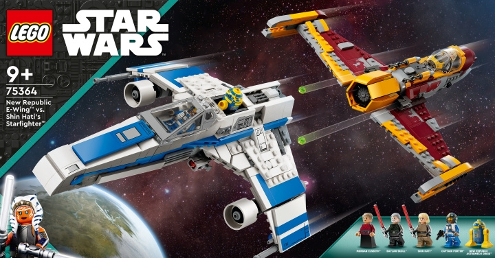 LEGO Star Wars 75364 - New Republic E-Wing™ vs. Shin Hati’s Starfighter™ i gruppen LEKSAKER, BARN- & BABYPRODUKTER / Leksaker / Byggleksaker / Lego hos TP E-commerce Nordic AB (C33508)