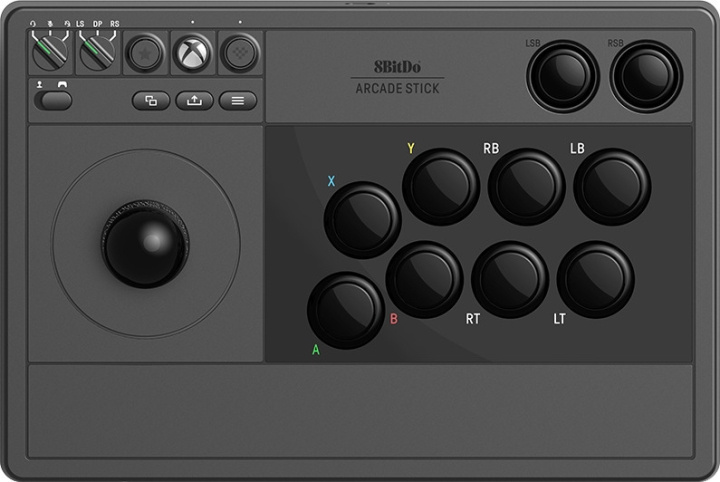 8BitDo Arcade Stick, Svart, Xbox / PC i gruppen DATORER & KRINGUTRUSTNING / Gaming / Gamepad hos TP E-commerce Nordic AB (C33517)