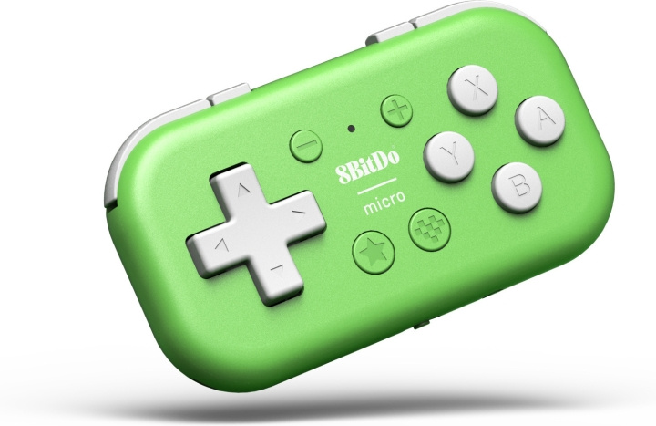 8BitDo Micro Bluetooth Gamepad, Grön, Switch / Android / Raspberry Pi i gruppen HEMELEKTRONIK / Spelkonsoler & Tillbehör / Nintendo Switch / Tillbehör hos TP E-commerce Nordic AB (C33524)