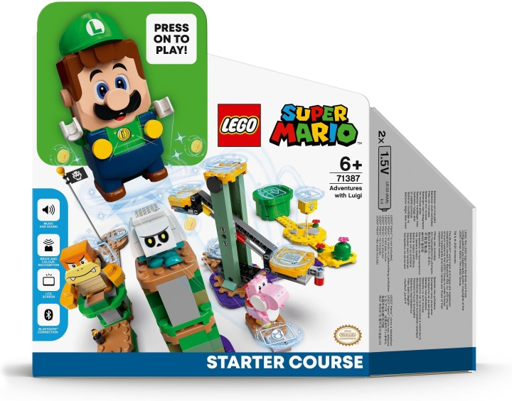 LEGO Super Mario 71387 - Äventyr med Luigi – Startbana i gruppen LEKSAKER, BARN- & BABYPRODUKTER / Leksaker / Byggleksaker / Lego hos TP E-commerce Nordic AB (C33556)