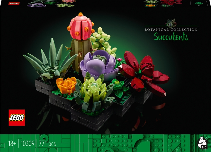 LEGO Botanical 10309 - Suckulenter i gruppen LEKSAKER, BARN- & BABYPRODUKTER / Leksaker / Byggleksaker / Lego hos TP E-commerce Nordic AB (C33578)