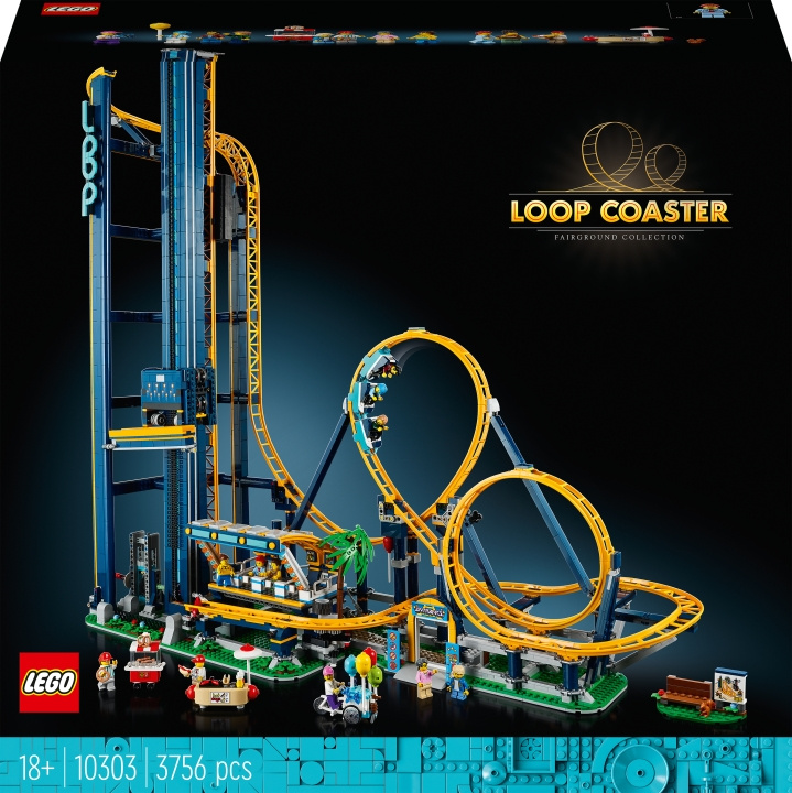LEGO Icons 10303 - Bergochdalbana med loop i gruppen LEKSAKER, BARN- & BABYPRODUKTER / Leksaker / Byggleksaker / Lego hos TP E-commerce Nordic AB (C33588)