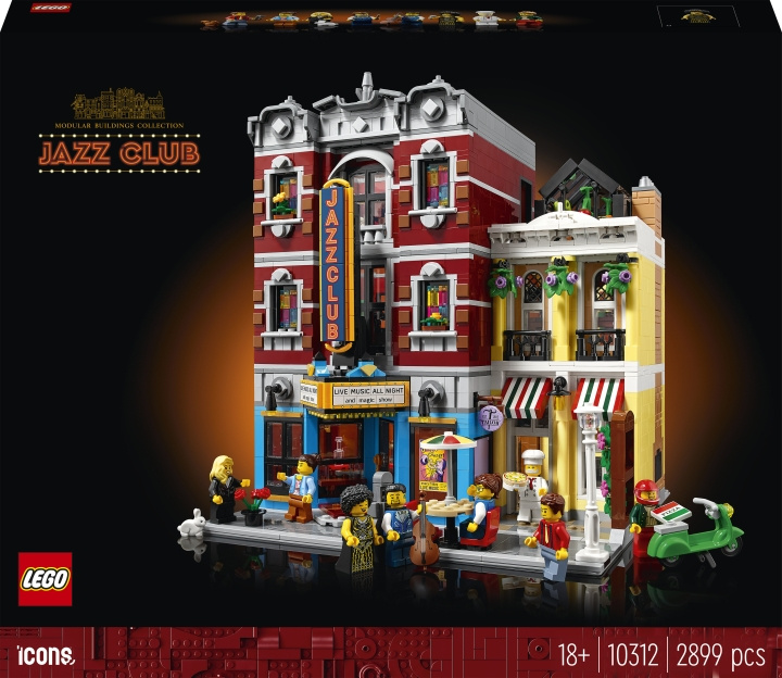 LEGO Icons 10312 - Jazzklubb i gruppen LEKSAKER, BARN- & BABYPRODUKTER / Leksaker / Byggleksaker / Lego hos TP E-commerce Nordic AB (C33597)