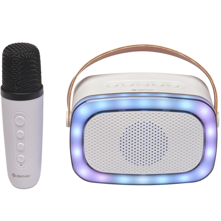 Denver Högtalare Bluetooth Mikrofon Karaoke Bluetooth BTM-610 i gruppen HEMELEKTRONIK / Ljud & Bild / Högtalare & Tillbehör / Bluetooth-högtalare / Bärbara högtalare hos TP E-commerce Nordic AB (C33720)