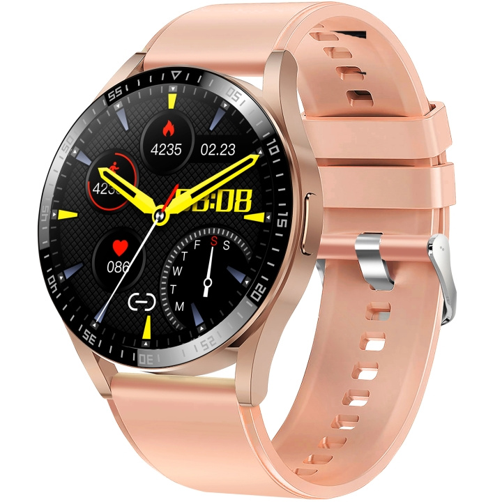 DENVER SWC-372 Smart Watch Rosa i gruppen SPORT, FRITID & HOBBY / Smartwatch & Aktivitetsarmband / Smartwatches hos TP E-commerce Nordic AB (C33724)