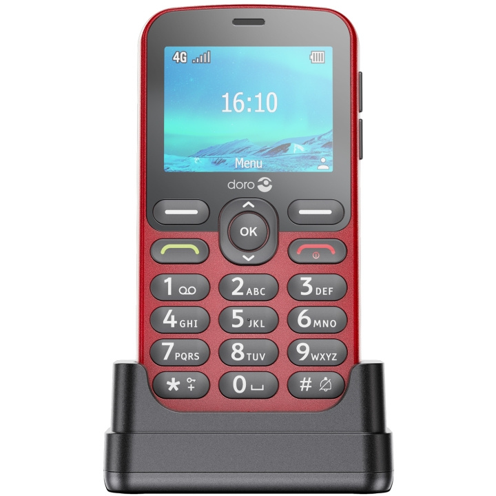 DORO 1881 4G Röd i gruppen SMARTPHONE & SURFPLATTOR / Mobiltelefoner & smartphones hos TP E-commerce Nordic AB (C33728)