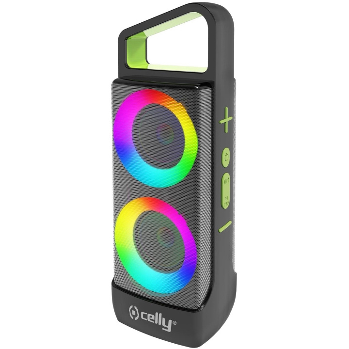 Celly Groovergb Trådlös högtalare RGB 10W i gruppen HEMELEKTRONIK / Ljud & Bild / Högtalare & Tillbehör / Bluetooth-högtalare / Bärbara högtalare hos TP E-commerce Nordic AB (C33764)