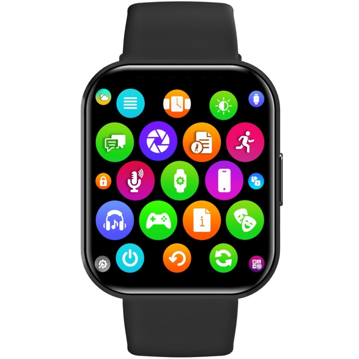 Celly Trainerwatch2 Smartwatch med rektangulär urtavla Svart i gruppen SPORT, FRITID & HOBBY / Smartwatch & Aktivitetsarmband / Smartwatches hos TP E-commerce Nordic AB (C33788)