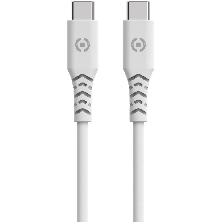 Celly Planet USB-C - USB-C-kabel 1,5m av 100% återvunnen plast Vit i gruppen SMARTPHONE & SURFPLATTOR / Laddare & Kablar / Kablar / Kablar Typ C hos TP E-commerce Nordic AB (C33793)