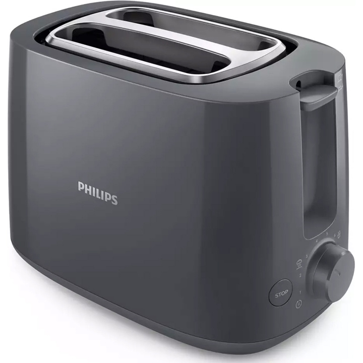 Philips Brödrost 2skivors HD2581/10 med bullvärmare i gruppen HEM, HUSHÅLL & TRÄDGÅRD / Hushållsmaskiner / Brödrostar & Bordsgrillar / Brödrostar hos TP E-commerce Nordic AB (C33803)