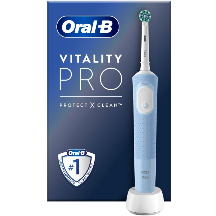 Oral B Eltandborste Vitality Pro Vapor Blue CA HBOX i gruppen SKÖNHET & HÄLSA / Munvård / Eltandborstar hos TP E-commerce Nordic AB (C33860)