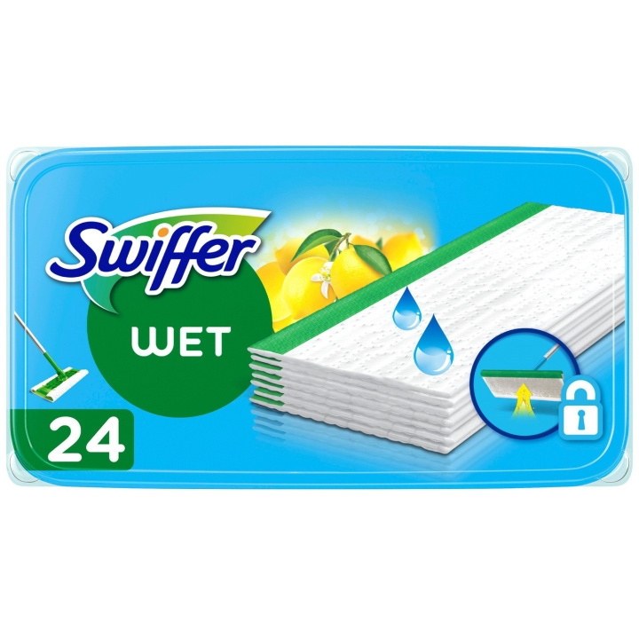 Swiffer Sweeper Fuktiga Refiller För Golv x24 - Citrus fresh i gruppen HEM, HUSHÅLL & TRÄDGÅRD / Städprodukter / Övriga städtillbehör hos TP E-commerce Nordic AB (C33875)