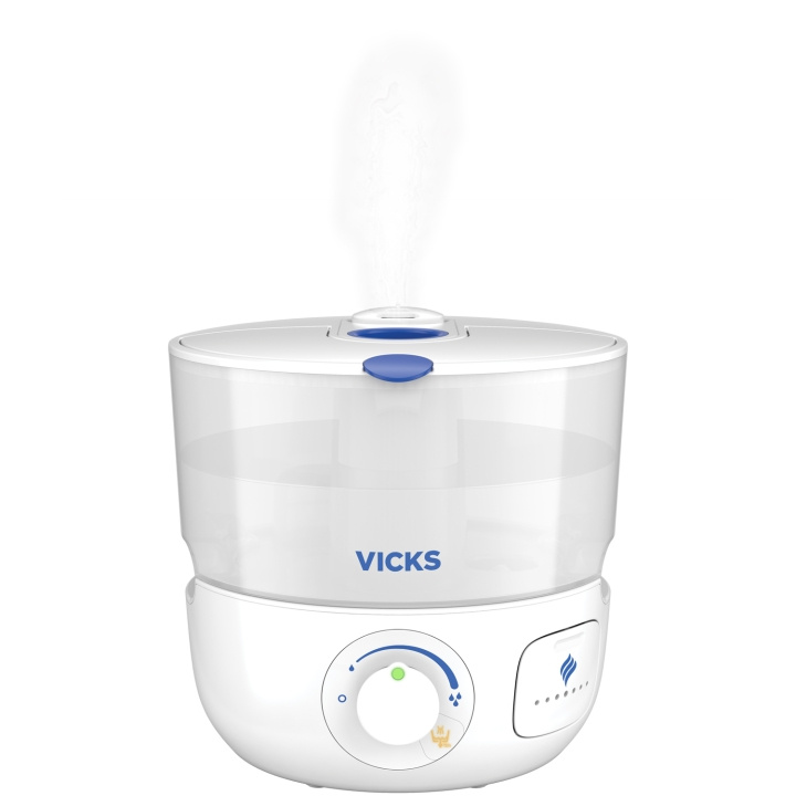 Vicks Top Fill Ultrasonic Humidifier with 2x Scent Pad Heater VUL585E4 i gruppen HEM, HUSHÅLL & TRÄDGÅRD / Fläktar & Klimatprodukter / Luftfuktare hos TP E-commerce Nordic AB (C33892)