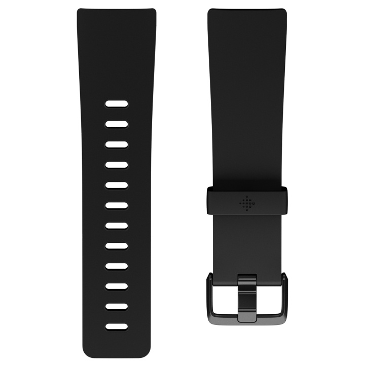 Fitbit Versa/Versa 2 Armband Black (L) i gruppen SPORT, FRITID & HOBBY / Smartwatch & Aktivitetsarmband / Aktivitetsarmband hos TP E-commerce Nordic AB (C33898)