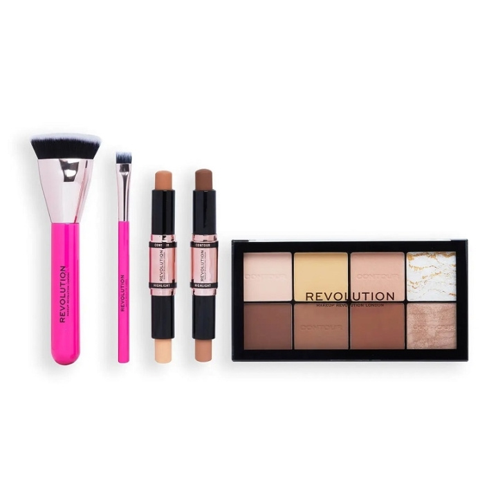 Makeup Revolution All About The Contour Gift Set i gruppen SKÖNHET & HÄLSA / Presentkit / Presentkit För Henne hos TP E-commerce Nordic AB (C33935)