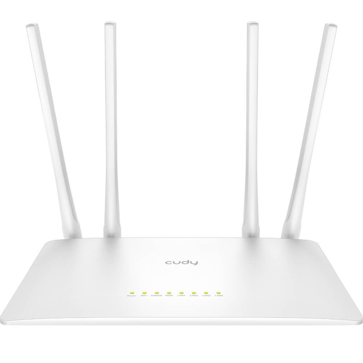 CUDY Wi-Fi Router WR1300 AC1200 Gigabit Mesh i gruppen DATORER & KRINGUTRUSTNING / Nätverk / Routrar hos TP E-commerce Nordic AB (C34663)