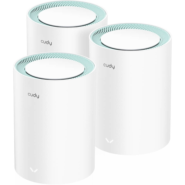 CUDY Mesh Solution M1300 3-pack AC1200 Gigabit i gruppen DATORER & KRINGUTRUSTNING / Nätverk / Meshnätverk hos TP E-commerce Nordic AB (C34666)