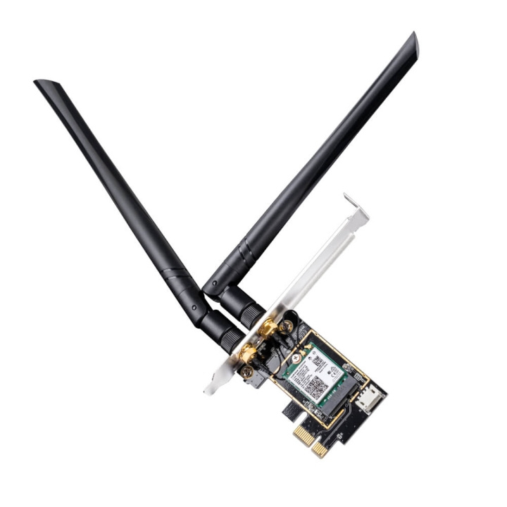 CUDY Adapter PCI-E WE3000 AX5400 Wi-Fi 6 i gruppen DATORER & KRINGUTRUSTNING / Nätverk / Nätverkskort / PCI Express Trådlösa hos TP E-commerce Nordic AB (C34679)