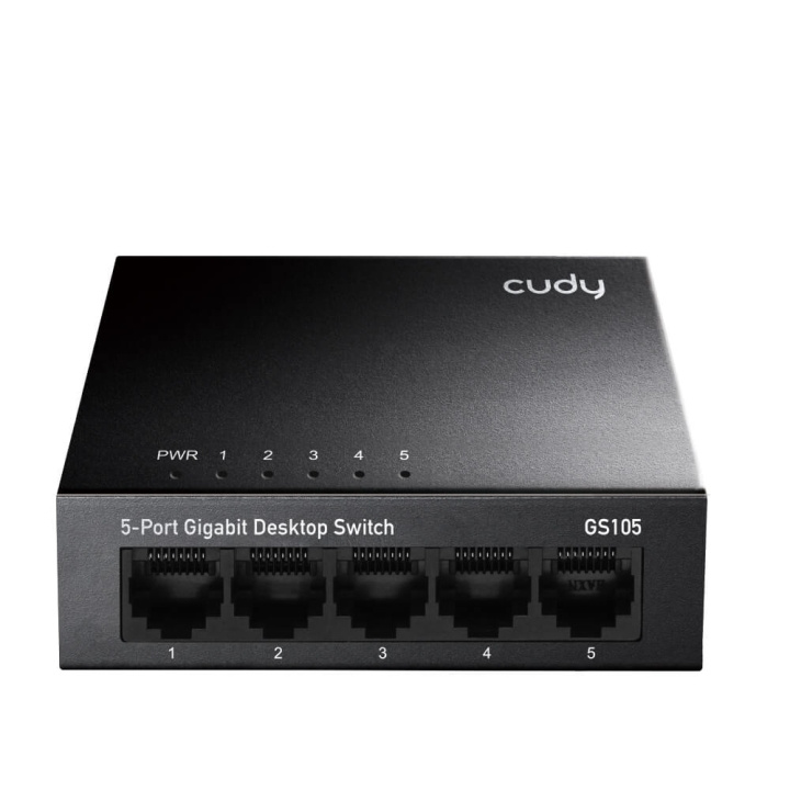 Cudy Switch GS105 5-port Gigabit i gruppen DATORER & KRINGUTRUSTNING / Nätverk / Switchar / 10/100/1000Mbps hos TP E-commerce Nordic AB (C34680)