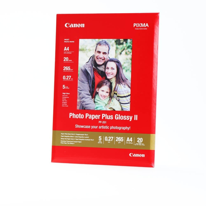 Canon Papper 2311B019 PP-201 A4 Glossy i gruppen HEM, HUSHÅLL & TRÄDGÅRD / Kontorsmaterial / Papper & Block hos TP E-commerce Nordic AB (C34806)