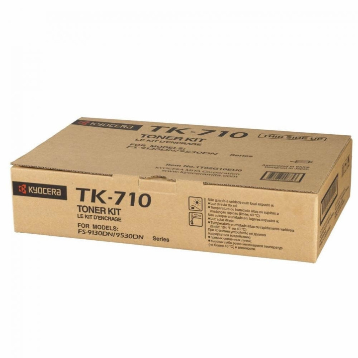 Kyocera Toner 1T02G10EU0 TK-710 Svart i gruppen DATORER & KRINGUTRUSTNING / Skrivare & Tillbehör / Bläck & Toner / Toner / Kyocera hos TP E-commerce Nordic AB (C34820)