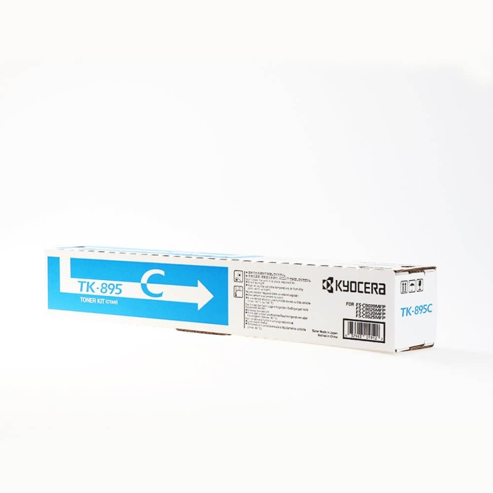 Kyocera Toner 1T02K0CNL0 TK-895 Cyan i gruppen DATORER & KRINGUTRUSTNING / Skrivare & Tillbehör / Bläck & Toner / Toner / Kyocera hos TP E-commerce Nordic AB (C34833)