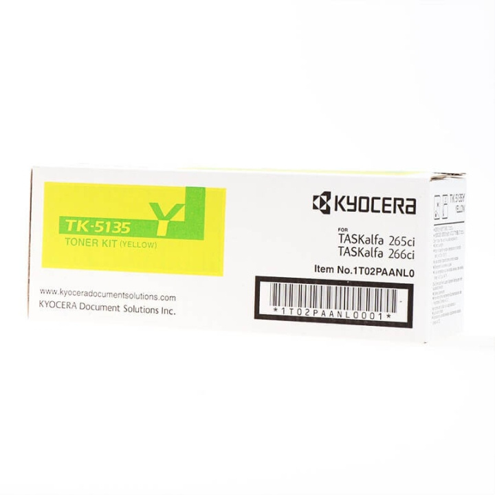 Kyocera Toner 1T02PAANL0 TK-5135 Gul i gruppen DATORER & KRINGUTRUSTNING / Skrivare & Tillbehör / Bläck & Toner / Toner / Kyocera hos TP E-commerce Nordic AB (C34879)